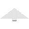 Ekena Millwork Kennewick Architectural Grade PVC Gable Bracket, 36"W x 13 1/2"H x 2"D x 6"F, 9/12 Pitch GBP036X14X0206KEN00 - alternate 2